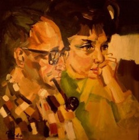 Raimundo y Sarita Rodriguez de Pardo Orlando (2/11/1930- 24/08/2014) en venta en Achaval Carlos - Pinturas, dibujos, carbonillas, esculturas, grabados y antigedades