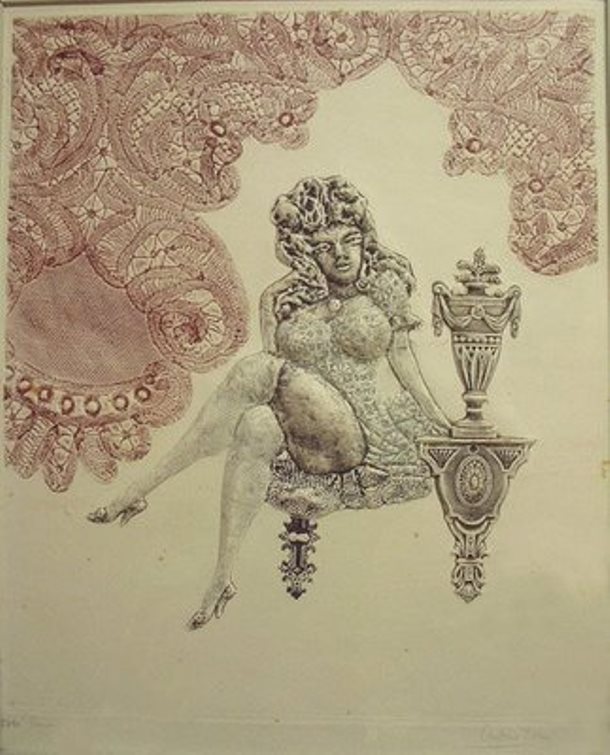 Ramona Espera VENDIDO de Berni Antonio (1905-1981) en venta en Achaval Carlos - Pinturas, dibujos, carbonillas, esculturas, grabados y antigedades