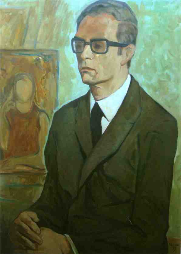 Retrato a Antonio Di Benedetto de Azzoni Roberto (1899 - 1989) en venta en Achaval Carlos - Pinturas, dibujos, carbonillas, esculturas, grabados y antigedades