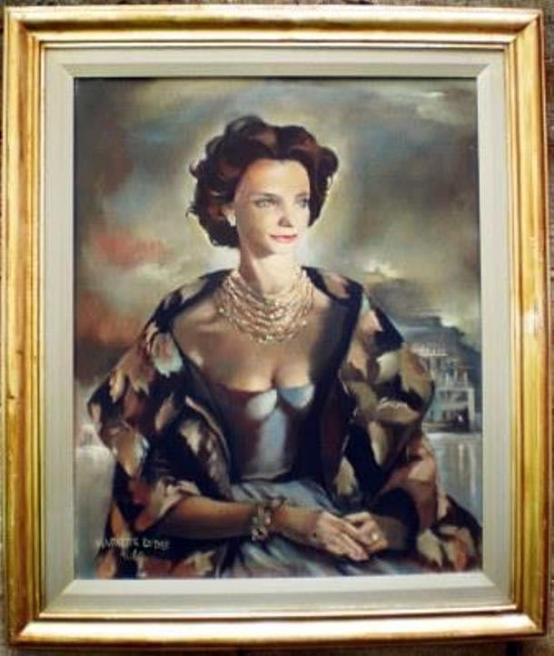 Retrato de Mariette Lydis de Lydis Mariette  (1887-1970) en venta en Achaval Carlos - Pinturas, dibujos, carbonillas, esculturas, grabados y antigedades